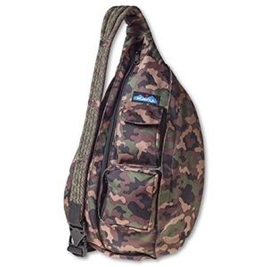 RARE! Kavu rope sling bag Camo Camouflage